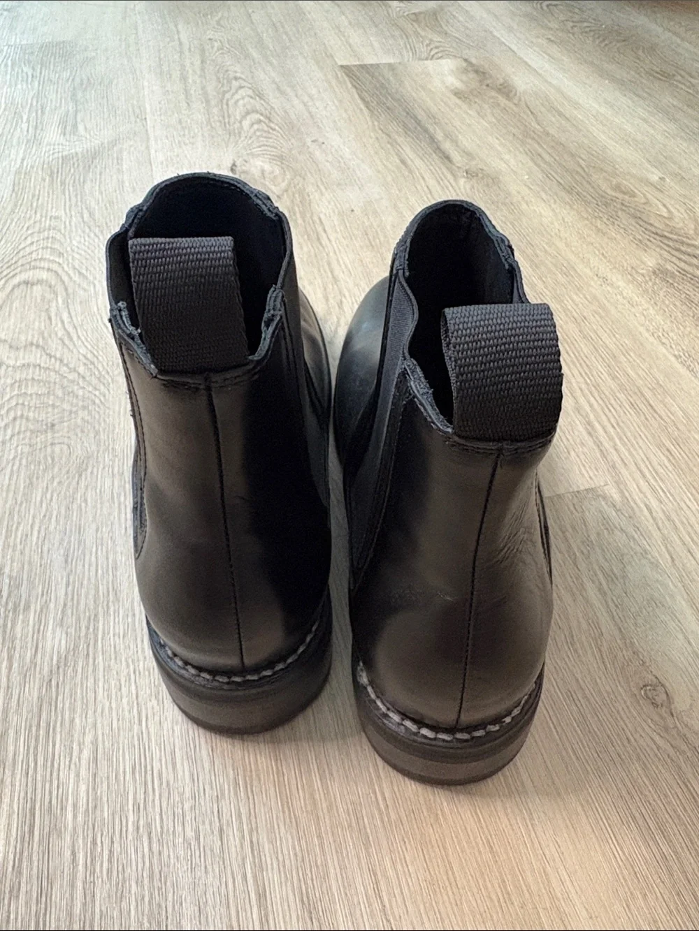 Thursday Boot Co Mens Duke Chelsea Black Leather Boots Size 10 handmade classic
